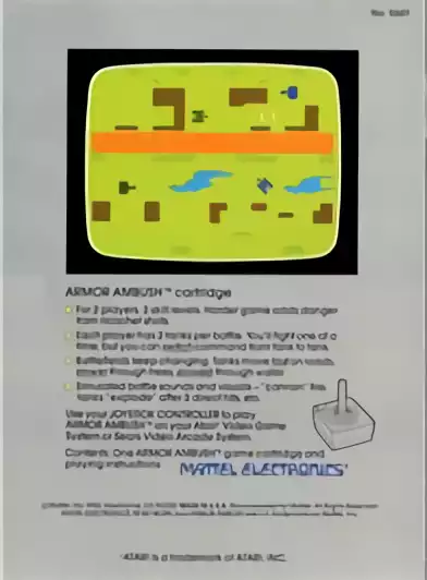 Image n° 2 - boxback : Armor Ambush Image n° 2 - boxback : Armor Ambush