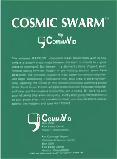 Image n° 2 - boxback : Cosmic Swarm