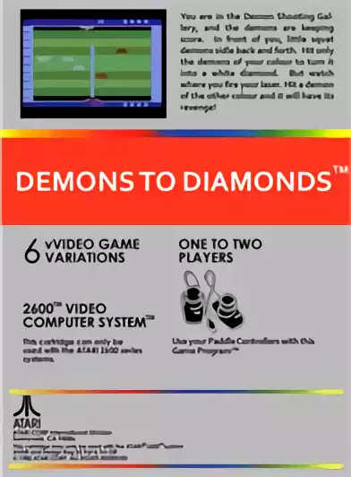 Image n° 2 - boxback : Demons to Diamonds