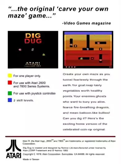 Image n° 2 - boxback : Dig Dug