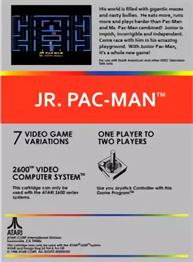 Image n° 2 - boxback : Jr. Pac-Man
