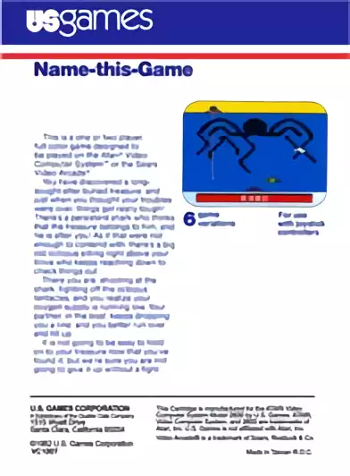 Image n° 2 - boxback : Name This Game