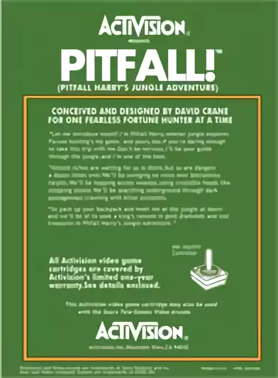 Image n° 3 - boxback : Pitfall II - Lost Caverns