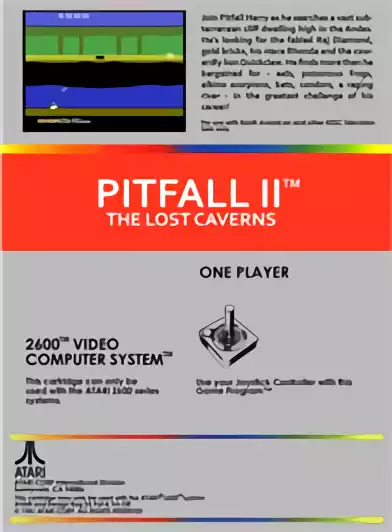 Image n° 4 - boxback : Pitfall II - Lost Caverns