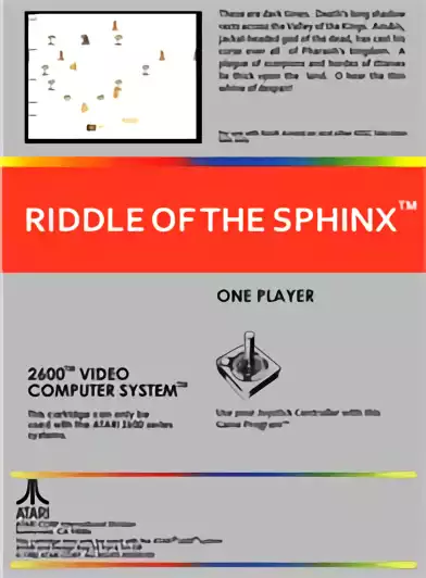 Image n° 2 - boxback : Riddle of the Sphinx