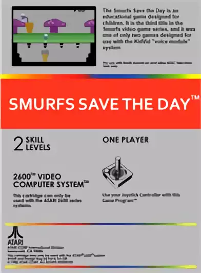 Image n° 2 - boxback : Smurfs Save the Day
