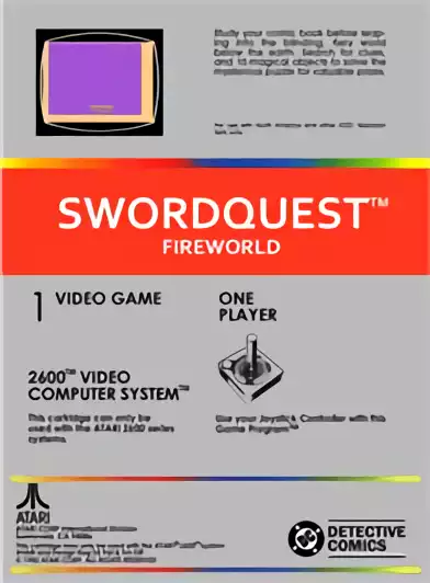 Image n° 2 - boxback : SwordQuest - Fireworld