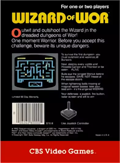 Image n° 2 - boxback : Wizard of Wor