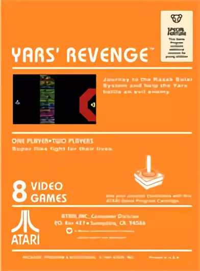 Image n° 2 - boxback : Yar's Revenge