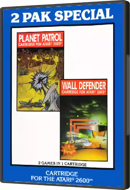 rom 2 Pak Special Dark Blue - Planet Patrol,Wall Defender