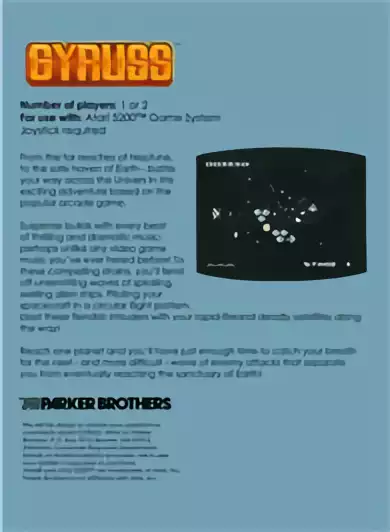 Image n° 2 - boxback : Gyruss