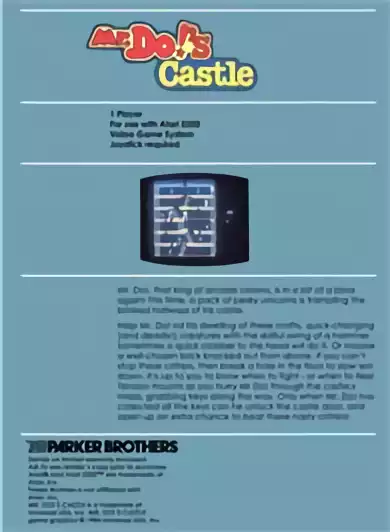 Image n° 2 - boxback : Mr. Do's Castle