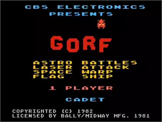 Image n° 5 - titles : Gorf