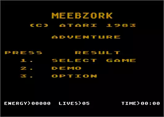 Image n° 2 - titles : Meebzork