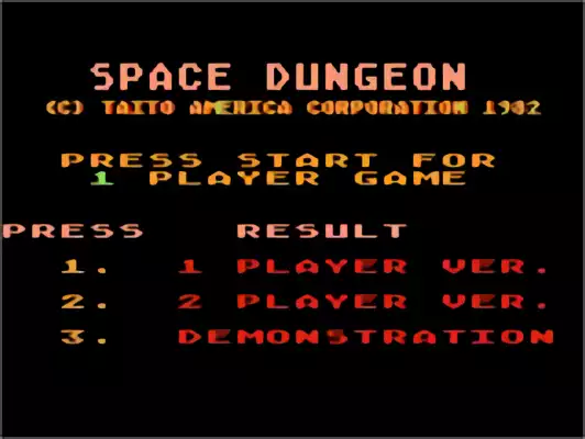Image n° 5 - titles : Space Dungeon