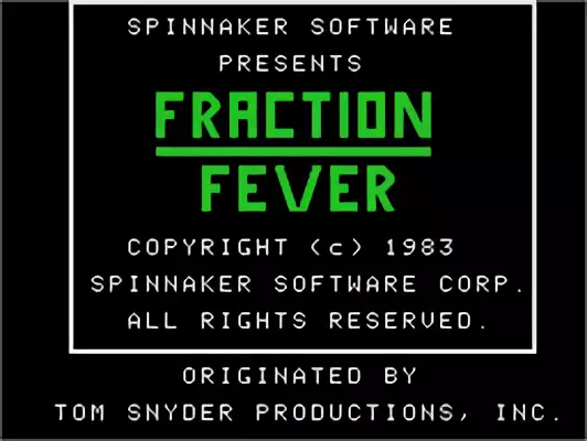 Image n° 4 - titles : Fraction Fever