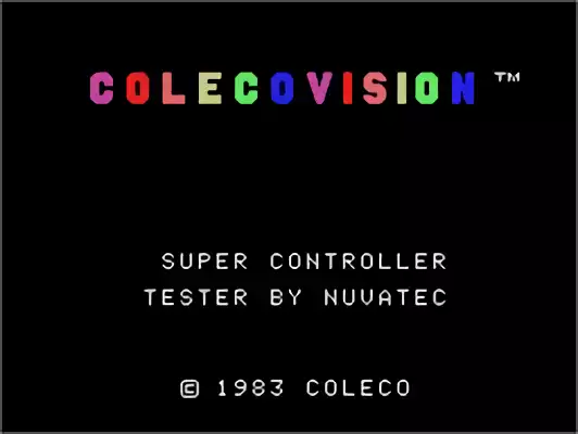 Image n° 2 - titles : Super Action Controller Test Cartridge