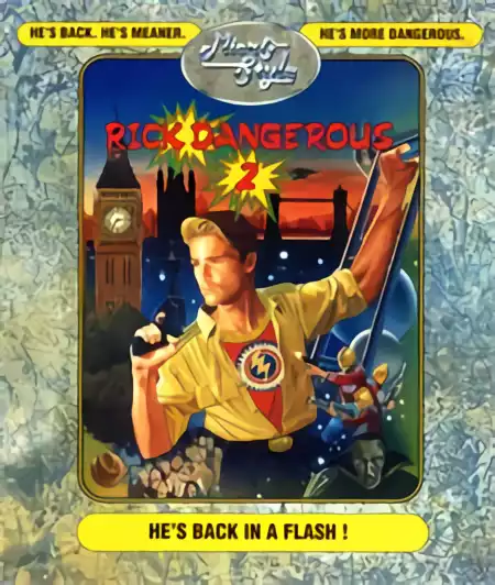 Image n° 1 - box : Rick Dangerous II Image n° 1 - box : Rick Dangerous II