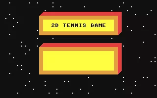 ROM 2D Tennis Game