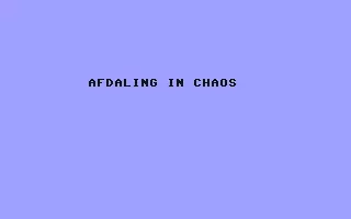 jeu Afdaling in Chaos