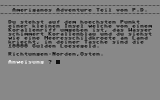 jeu Ameriganos ein Adventure Teil II