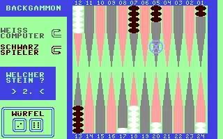 jeu Backgammon