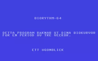 jeu Biorytm-64