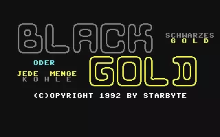 jeu Black Gold - Schwarzes Gold jeu Black Gold - Schwarzes Gold