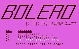 jeu Bolero jeu Bolero