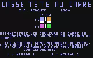 jeu Casse-tête au carré