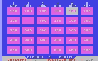 jeu Category Showdown jeu Category Showdown