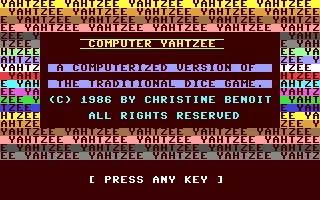 jeu Computer Yahtzee