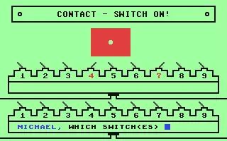 jeu Contact - Switch On!