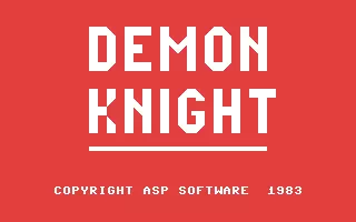 jeu Demon Knight