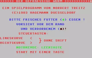 jeu Gefrässige Wurm, Der jeu Gefrässige Wurm, Der