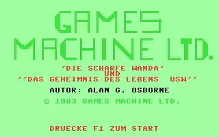 jeu Scharfe Wanda, Die jeu Scharfe Wanda, Die