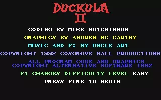 jeu Count Duckula II featuring Tremendous Terence jeu Count Duckula II featuring Tremendous Terence