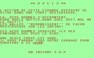jeu Duels jeu Duels
