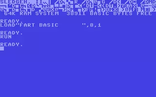 jeu Fart BASIC jeu Fart BASIC
