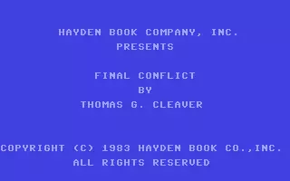 jeu Final Conflict jeu Final Conflict