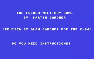 jeu French Military Game