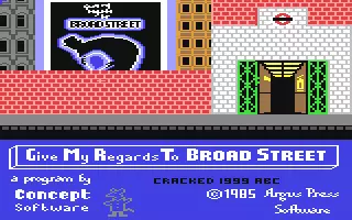 jeu Give my Regards to Broad Street jeu Give my Regards to Broad Street