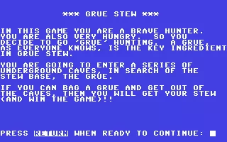 jeu Grue Stew