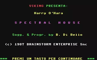 jeu Harry O'Hara - Spectral House jeu Harry O'Hara - Spectral House