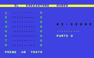 jeu Cacciatore Aureo, Il jeu Cacciatore Aureo, Il