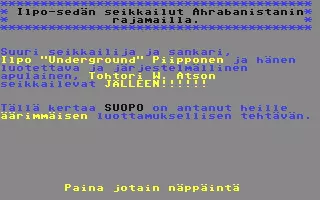 jeu Ilpo-sedän seikkailut osa 1 - Agentti adventure jeu Ilpo-sedän seikkailut osa 1 - Agentti adventure