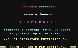 jeu Kenneth Johnson - Desperados jeu Kenneth Johnson - Desperados