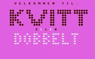 jeu Kvitt eller Dobbelt jeu Kvitt eller Dobbelt