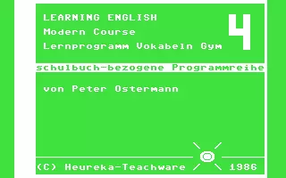 jeu Learning English - Modern Course Gym IV