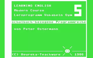 jeu Learning English - Modern Course Gym V